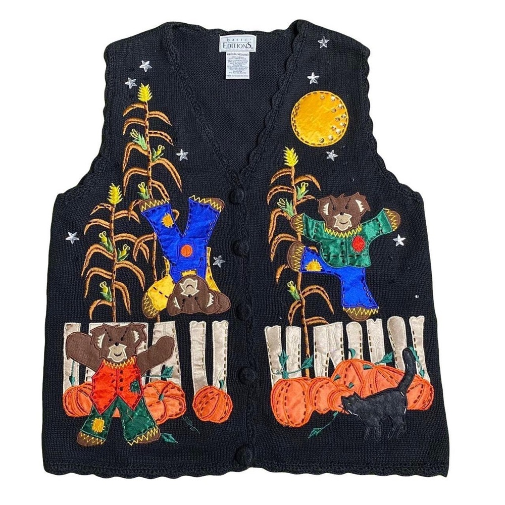 Vtg Halloween Vest